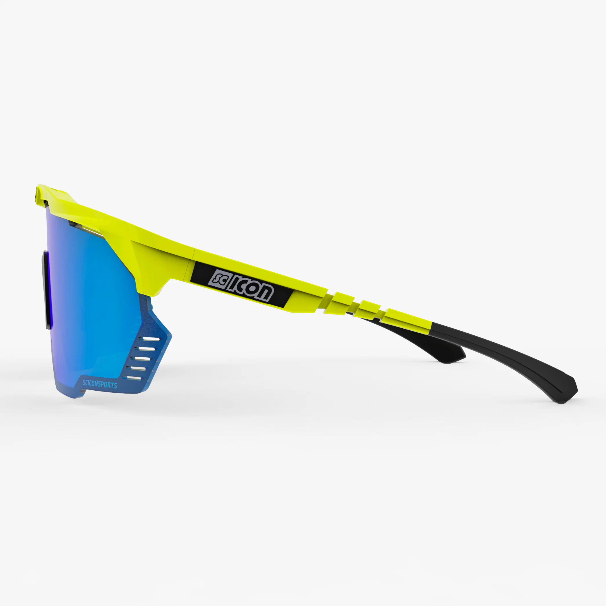 Gogle SCICON AEROSHADE KUNKEN Fluo Yellow Multimirror Blue - Image 4