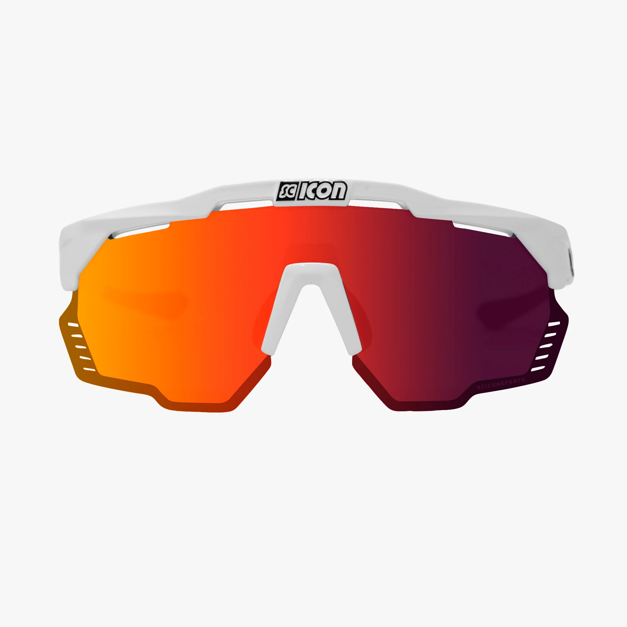 Gogle SCICON AEROSHADE KUNKEN White Multimirror Red - Image 2