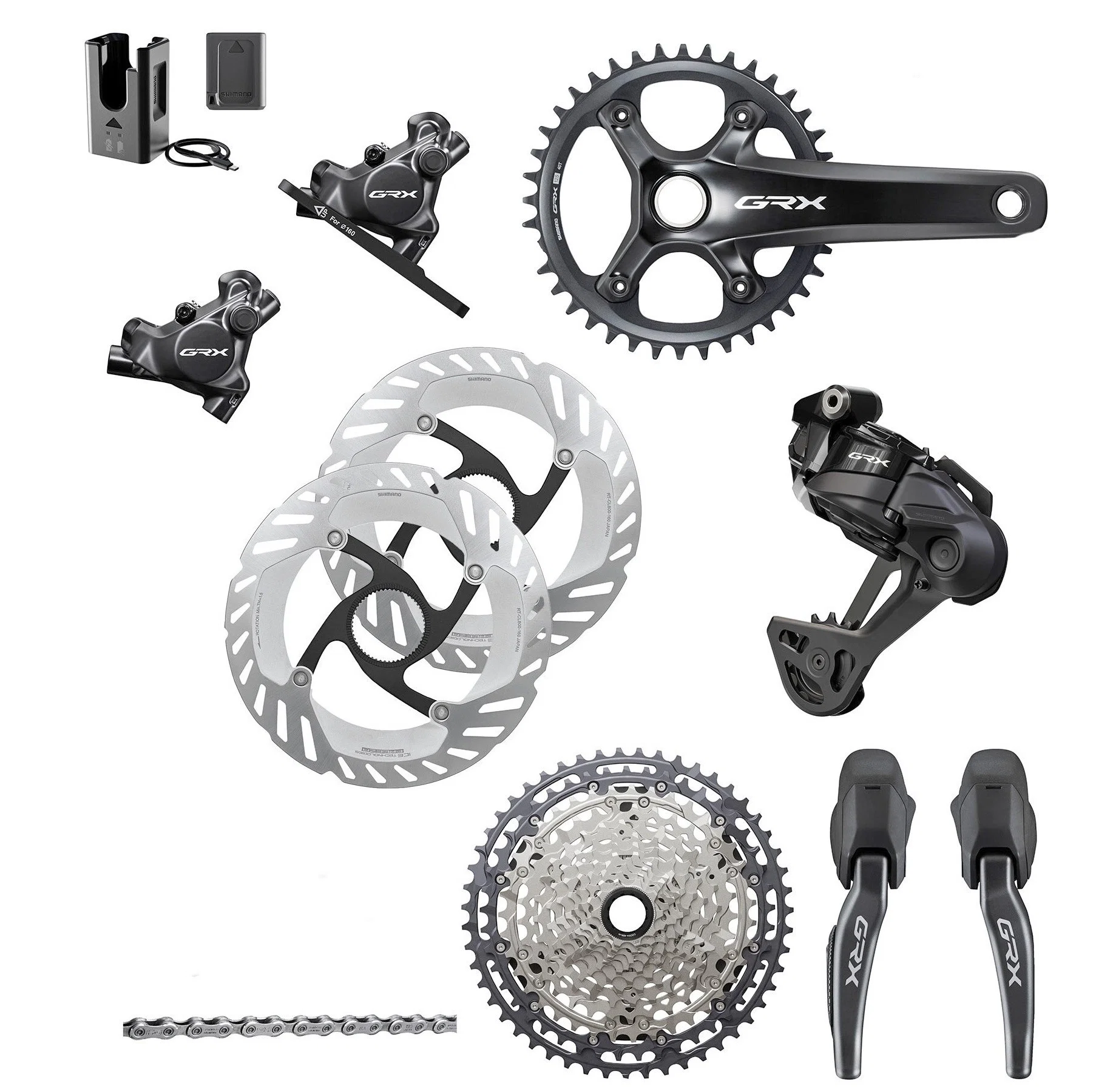 Grupa osprzętu SHIMANO GRX RX827 Di2 1x12V