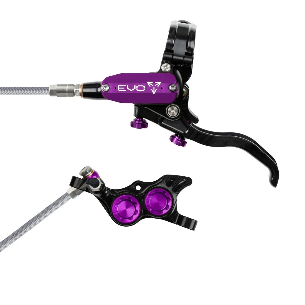 Hamulec przedni HOPE TECH 4 EVO TR4 Aviation czarny/fioletowy