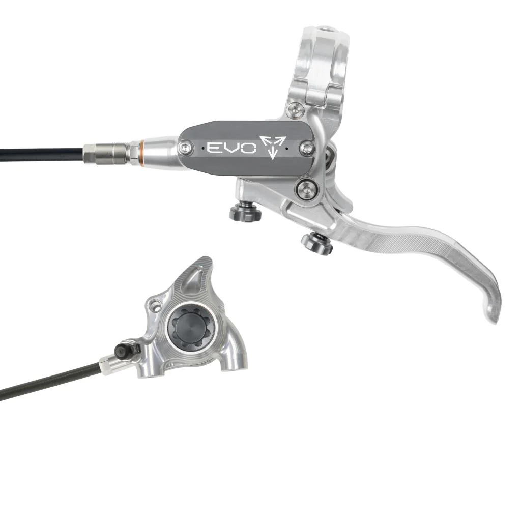 Hamulec przedni HOPE TECH 4 EVO X2 FM Silver/Smoke
