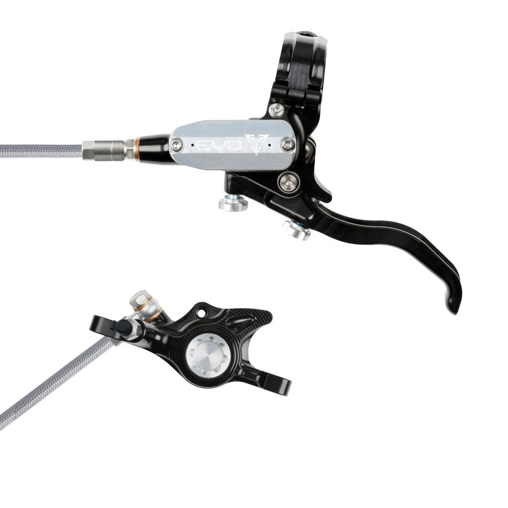 Hamulec przedni HOPE TECH 4 EVO X2 PM Aviation czarny/srebrny