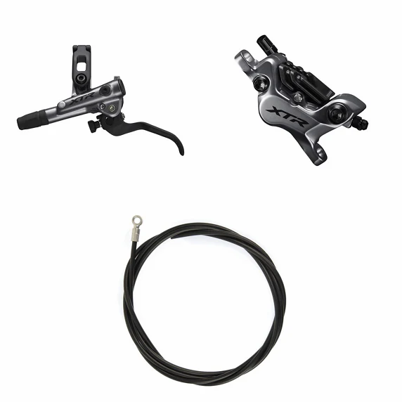 SHIMANO XTR M9120 4-tłoczkowy hamulec przedni J-Kit Wentylowane klocki metalowe - Image 2