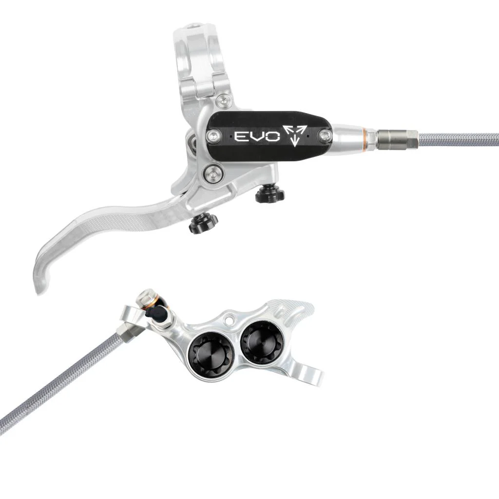 Hamulec tylny HOPE TECH 4 EVO TR4 Aviation srebrno-czarny