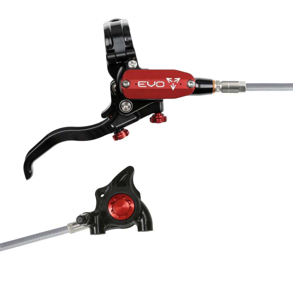 Hamulec tylny HOPE TECH 4 EVO X2 FM Aviation czarny/czerwony