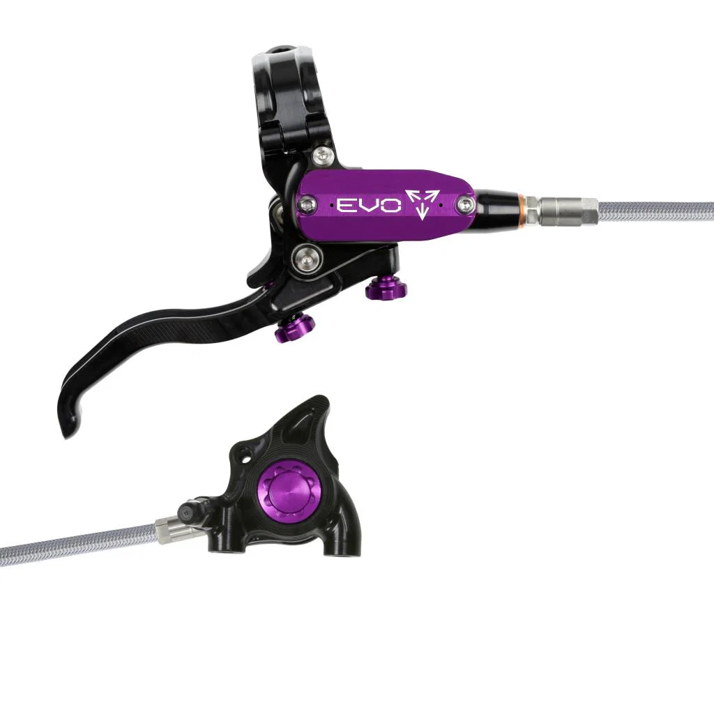 Hamulec tylny HOPE TECH 4 EVO X2 FM Aviation czarny/fioletowy