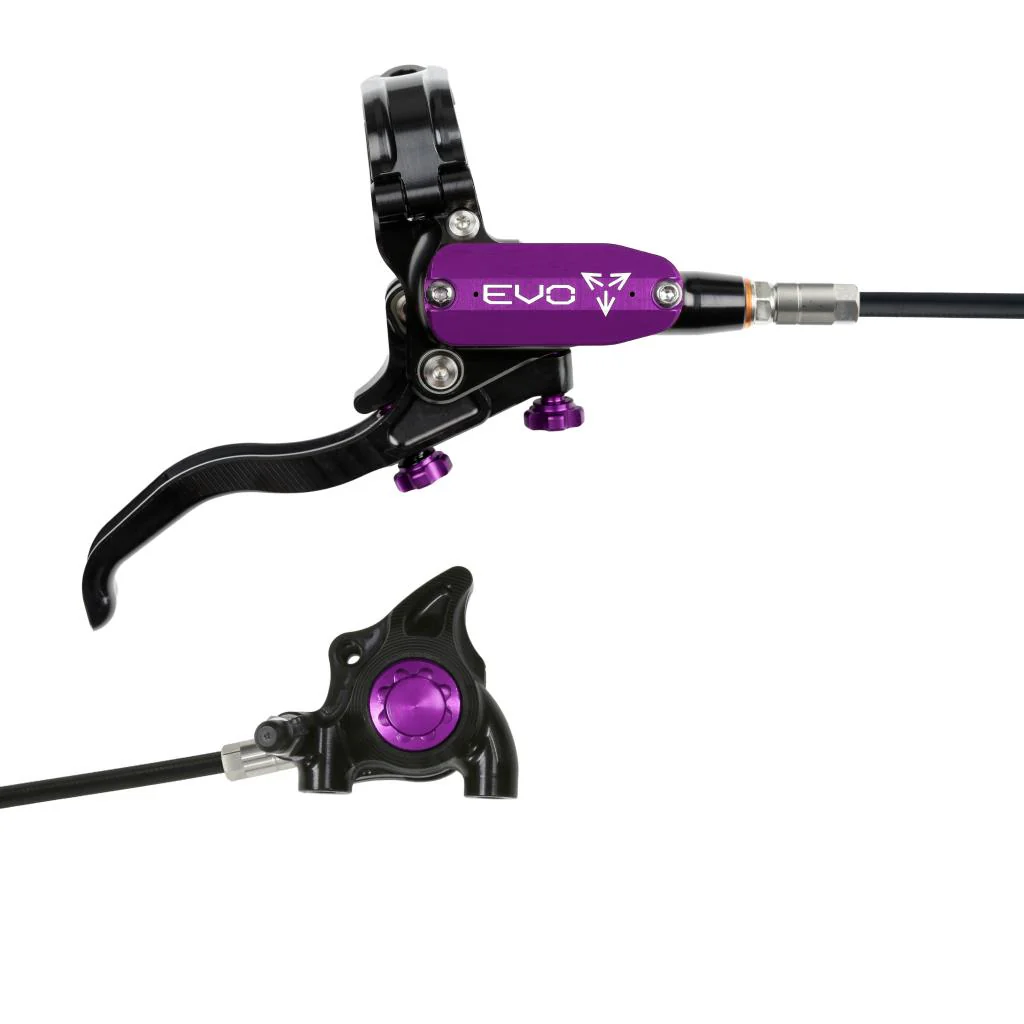 Hamulec tylny HOPE TECH 4 EVO X2 FM czarny/fioletowy