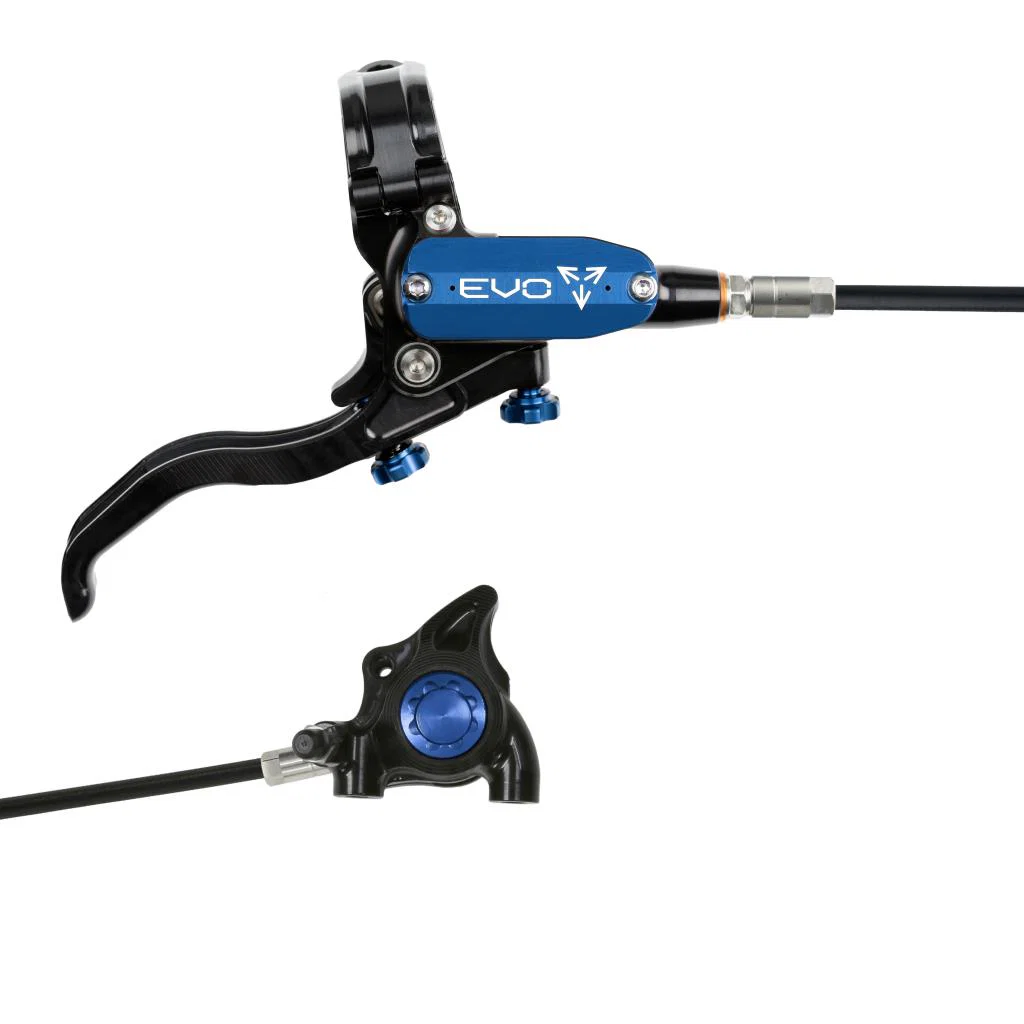 Hamulec tylny HOPE TECH 4 EVO X2 FM czarny/niebieski