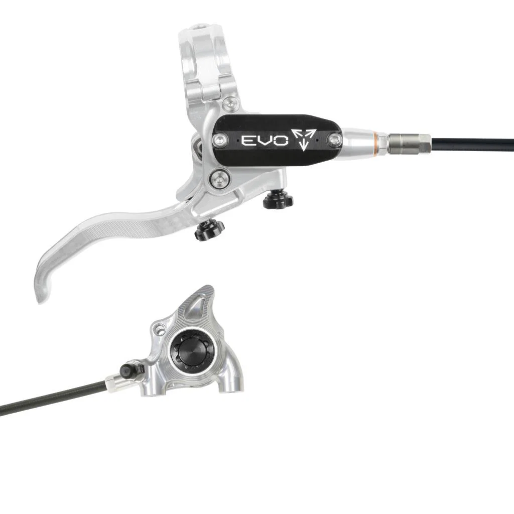 Hamulec tylny HOPE TECH 4 EVO X2 FM srebrno-czarny
