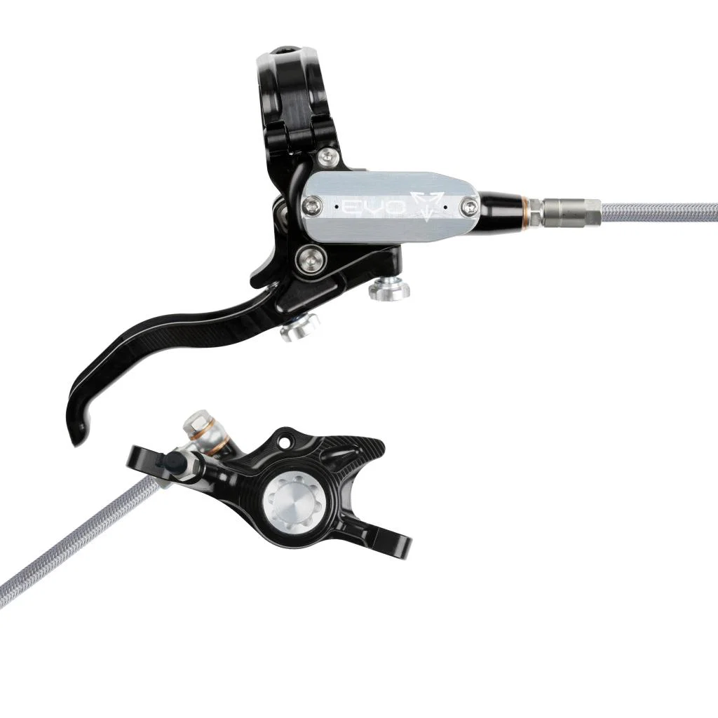 Hamulec tylny HOPE TECH 4 EVO X2 PM Aviation czarny/srebrny