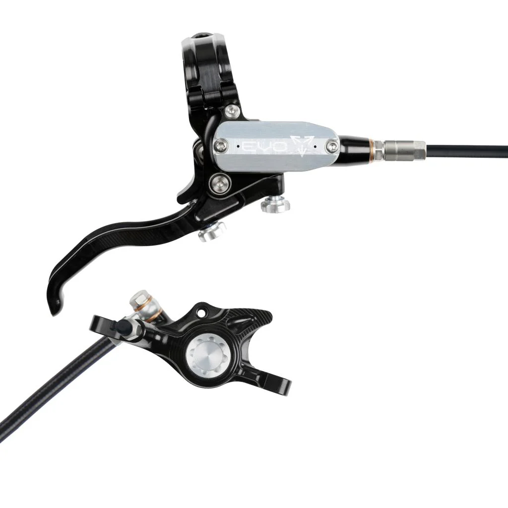 Hamulec tylny HOPE TECH 4 EVO X2 PM czarny/srebrny