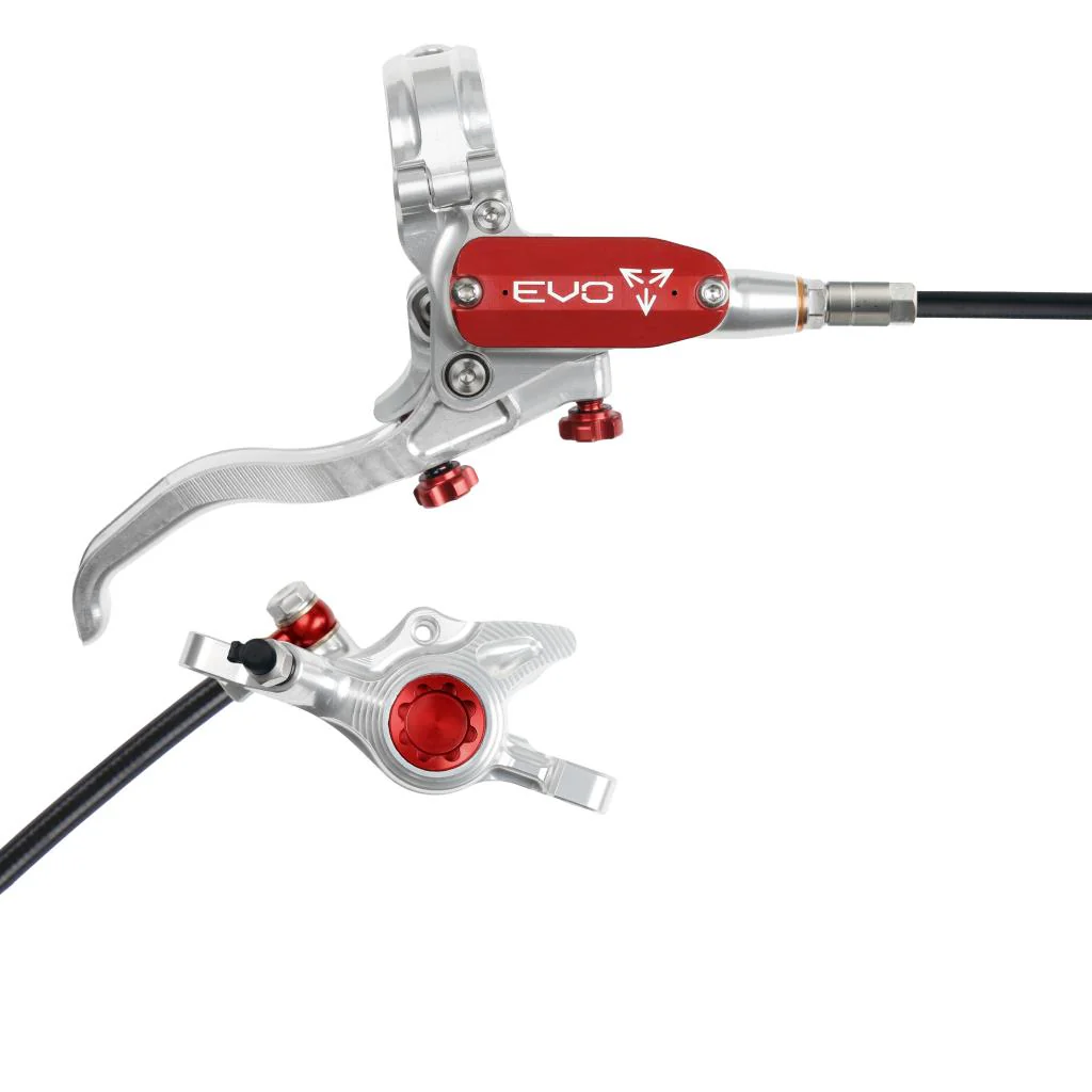 Hamulec tylny HOPE TECH 4 EVO X2 PM srebrny/czerwony