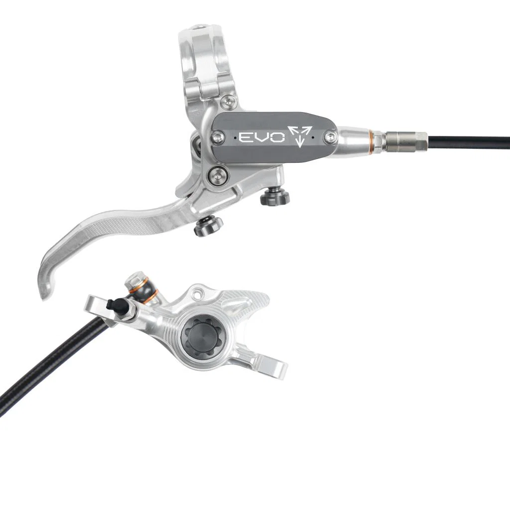 Hamulec tylny HOPE TECH 4 EVO X2 PM srebrny/dymny