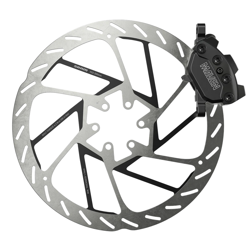 Hamulec tylny SRAM MAVEN SILVER B1 czarny - Image 7