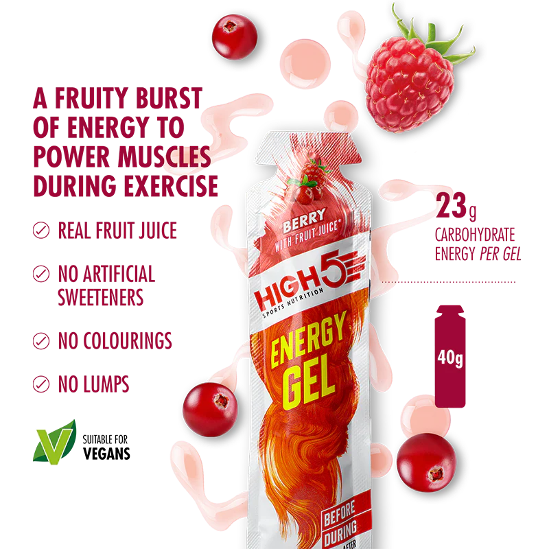 High5 ENERGY GEL Pack (20x23g) Mix Flavours - Image 3