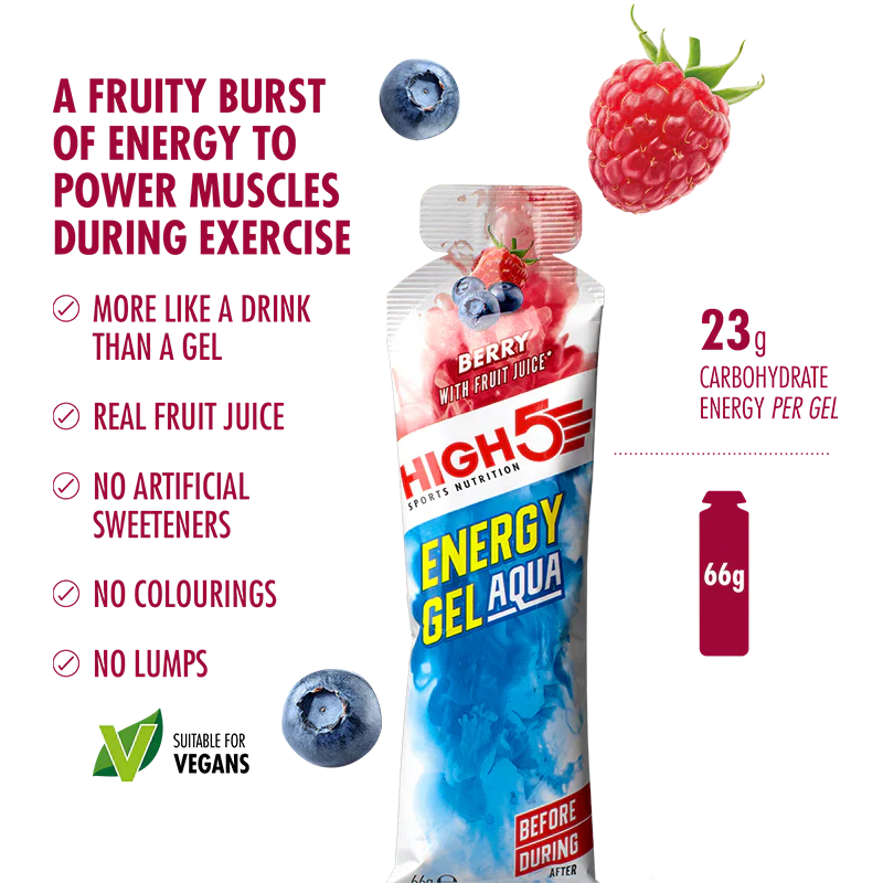 Opakowanie High5 ENERGY GEL Aqua (15x 66g) Mix smaków - Image 3