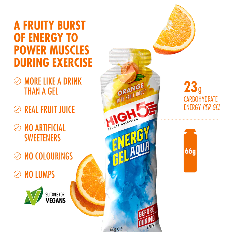 Opakowanie High5 ENERGY GEL Aqua (15x 66g) Mix smaków - Image 4