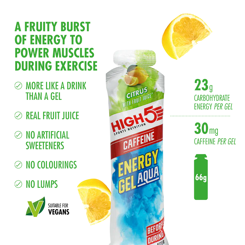 Opakowanie High5 ENERGY GEL Aqua (15x 66g) Mix smaków - Image 5
