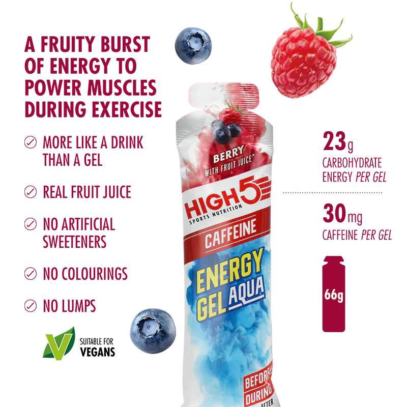 Opakowanie High5 ENERGY GEL Aqua (15x 66g) Mix smaków - Image 6