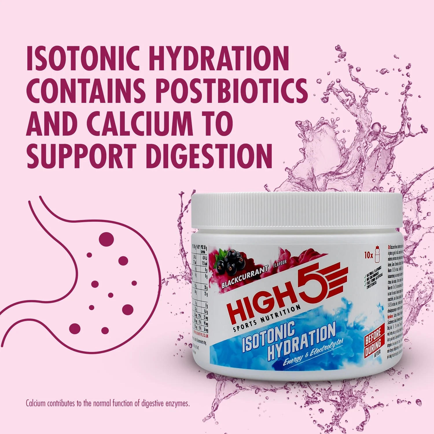 High5 ISOTONIC Energy Drink (300g) Czarna porzeczka - Image 2