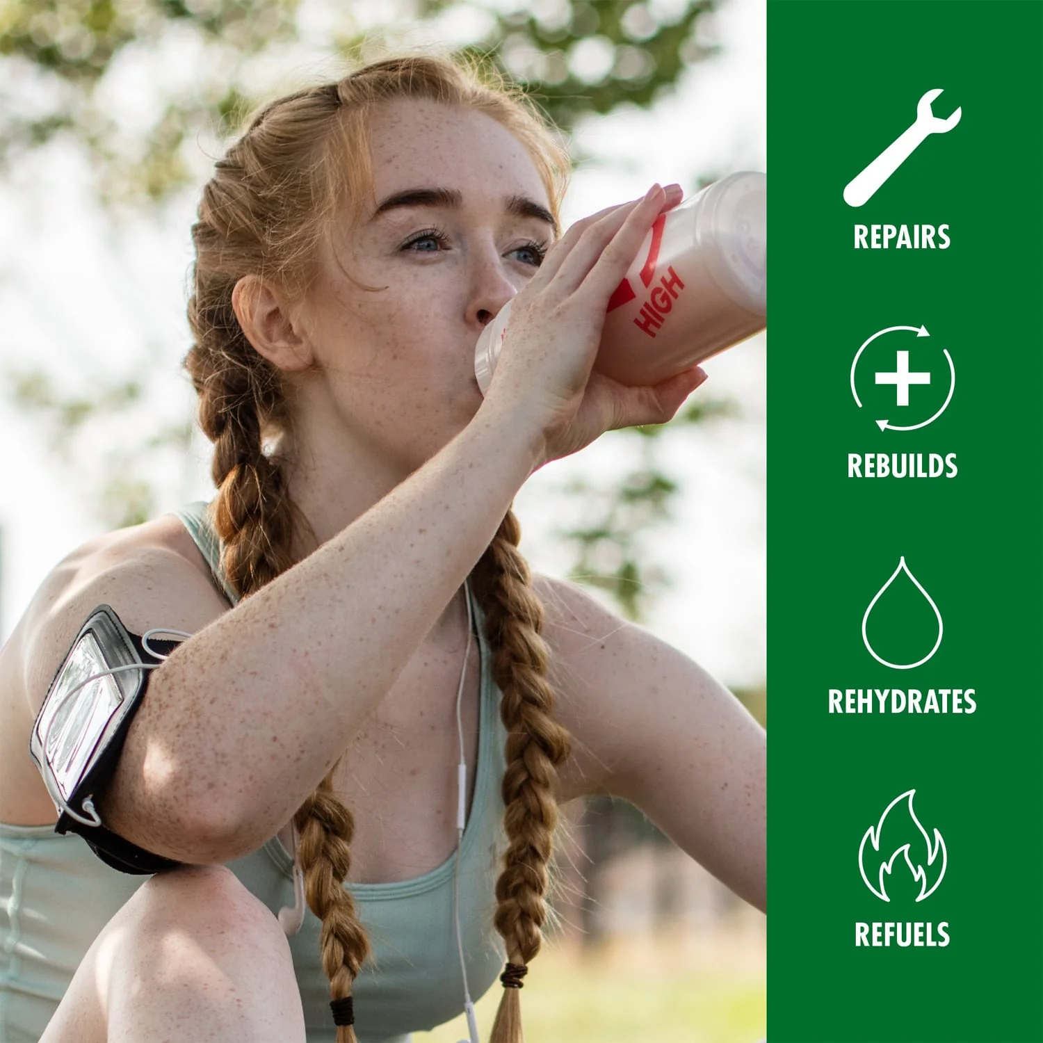 High5 PLANT-BASED RECOVERY DRINK (1,6kg) Czekolada - Image 5