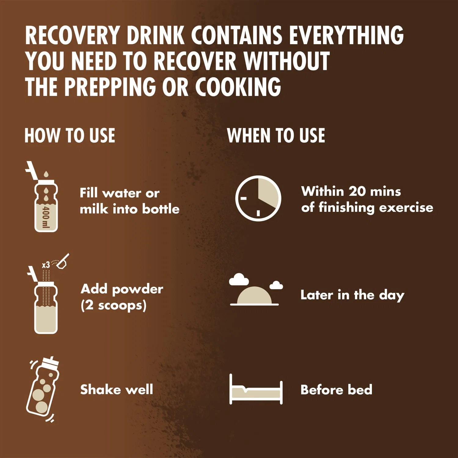 High5 PLANT-BASED RECOVERY DRINK (450g) Czekolada - Image 5