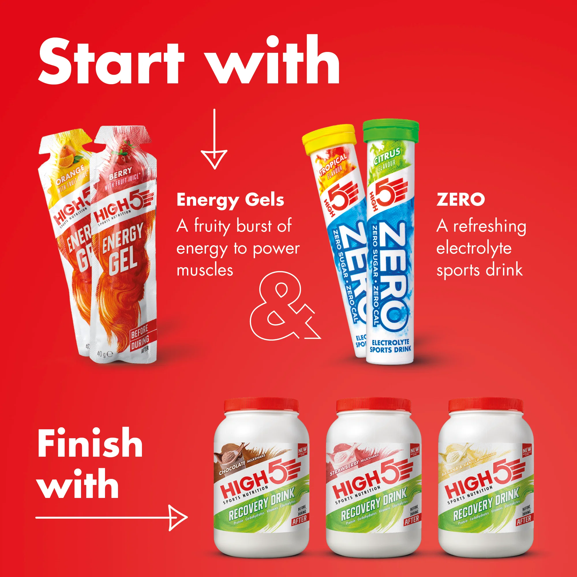 High5 RECOVERY DRINK (450g) Czekoladowy koktajl mleczny - Image 7