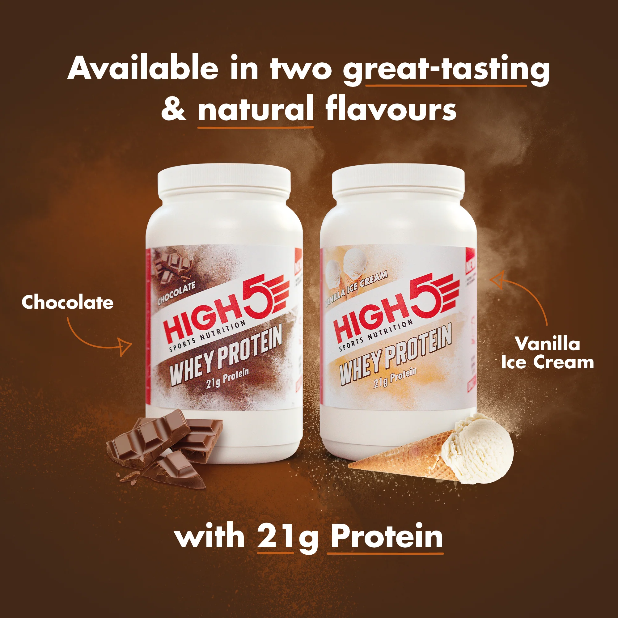 High5 WHEY PROTEIN Recovery Drink (700g) Czekolada - Image 3