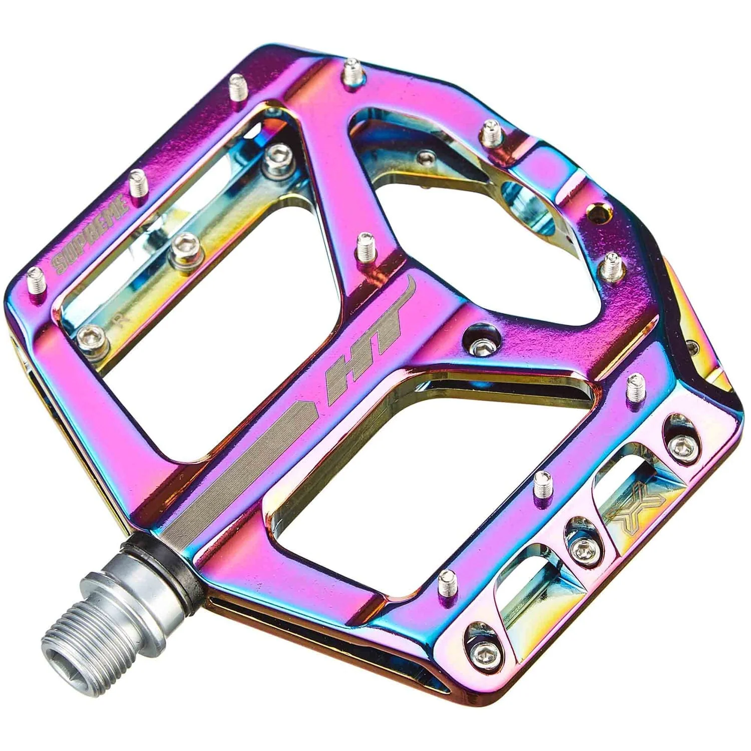 HT COMPONENTS ANS10 SUPREME Płaskie pedały Petroleum - Image 2