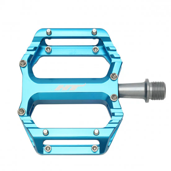 Płaskie pedały BMX HT COMPONENTS AR09SX Blue Turquoise