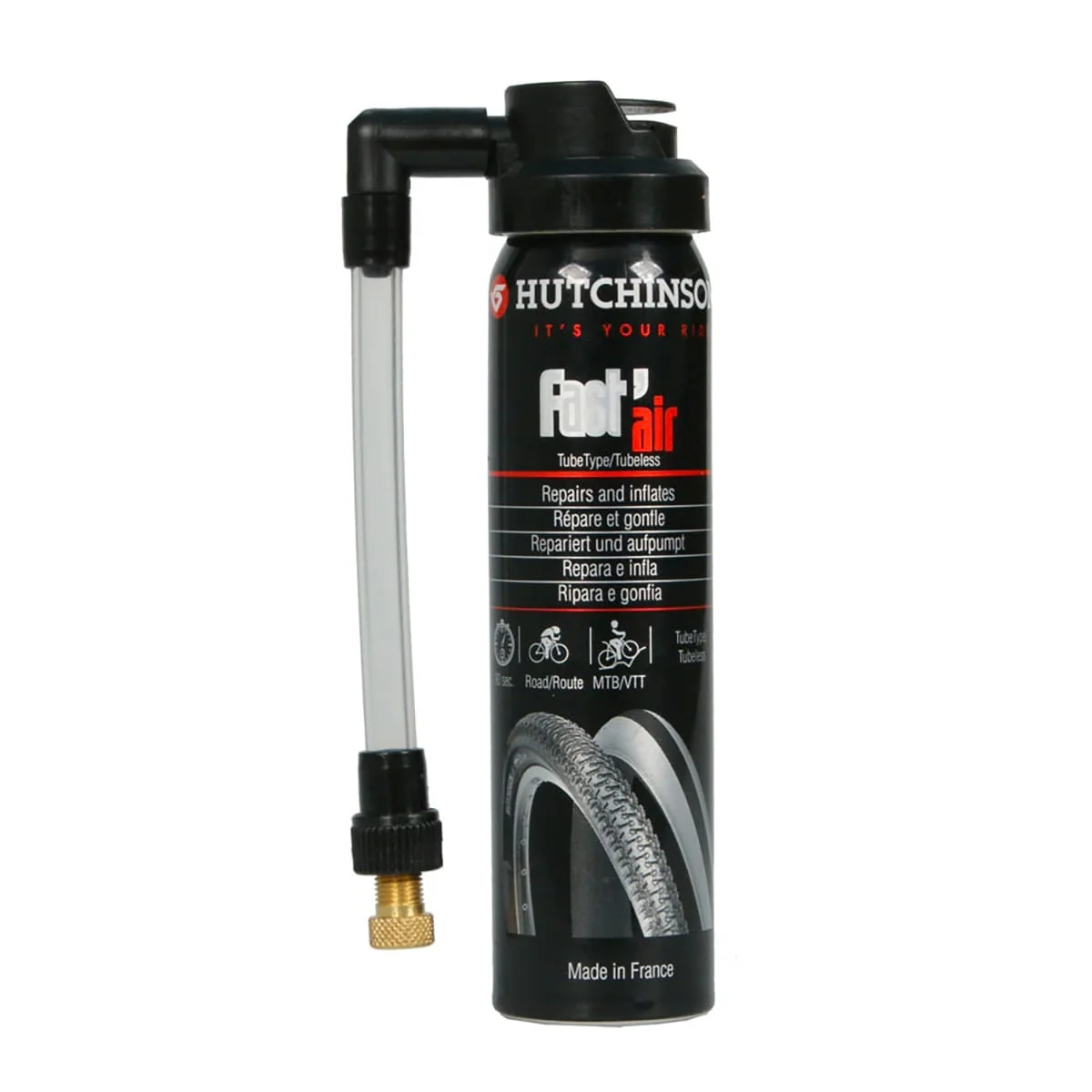 HUTCHINSON FAST'AIR Spray naprawczy do nakłuć z króćcem 75 ml