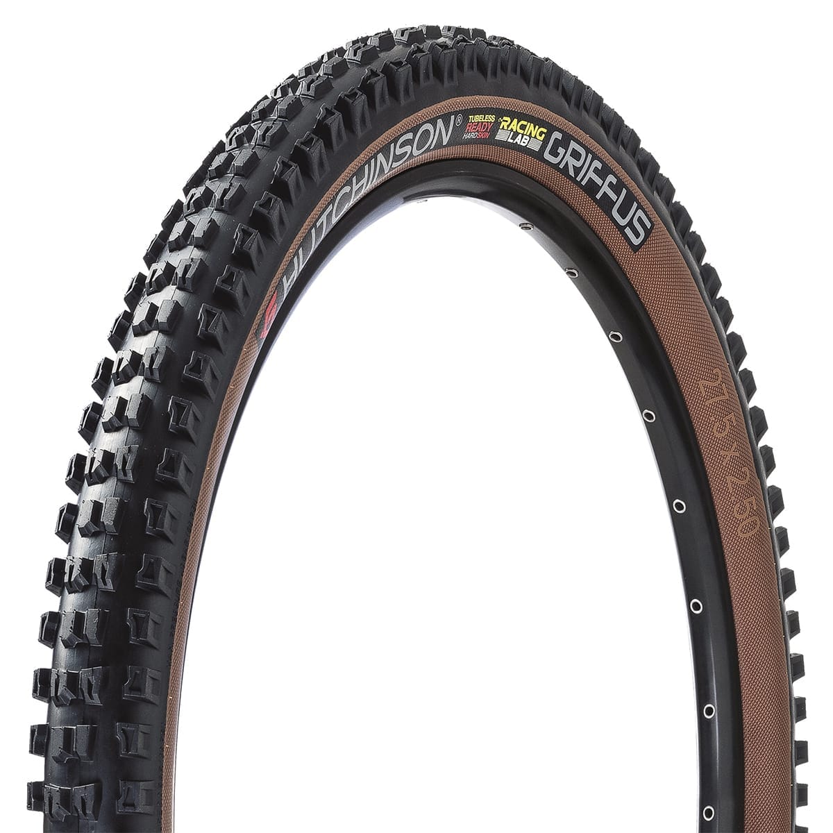 HUTCHINSON GRIFFUS 29x2.50 Racing Lab Hardskin Race Ripost Gravity Tubeless Ready Miękka opona czarna/brązowa
