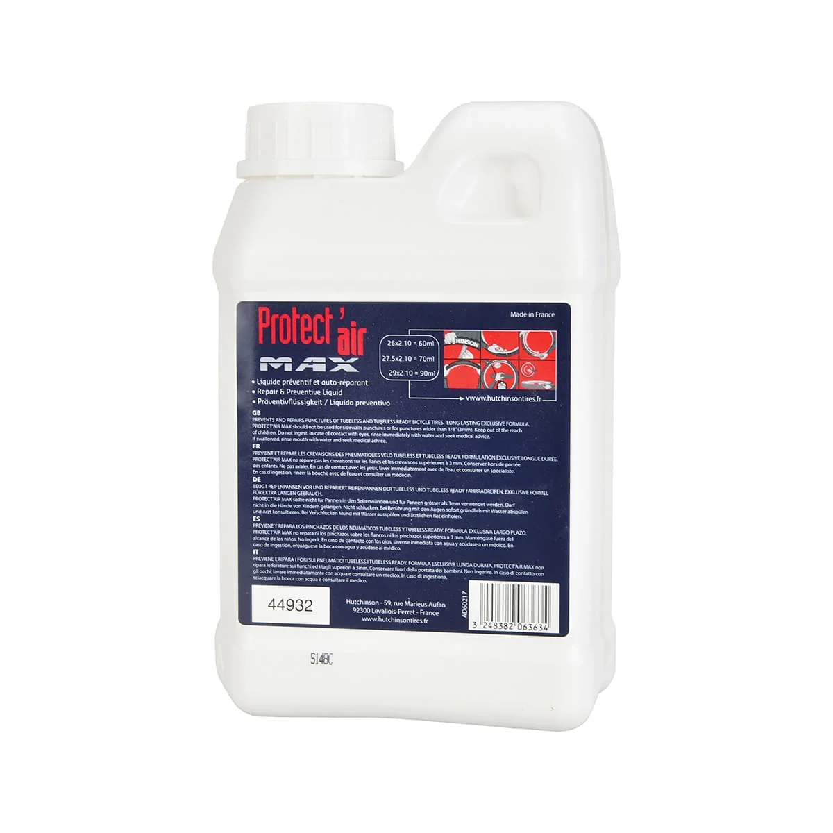 HUTCHINSON PROTECT'AIR Płyn przeciw przebiciom 1 L - Image 2