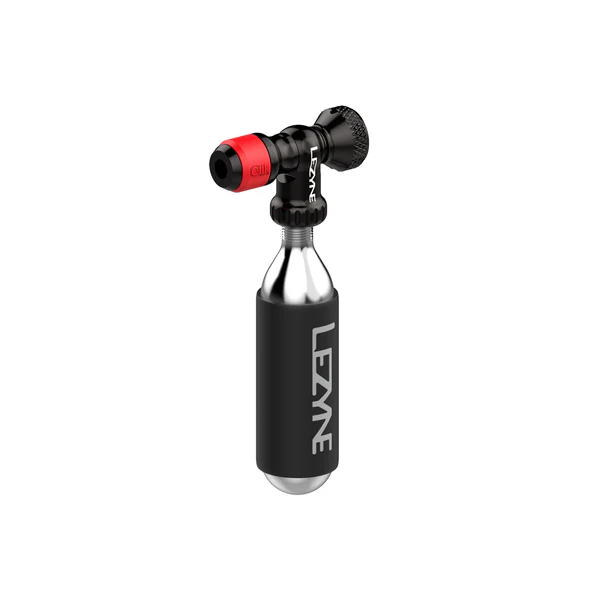 Iglica CO2 LEZYNE CLIK DRIVE + gwintowany nabój CO2 20 g (x1)
