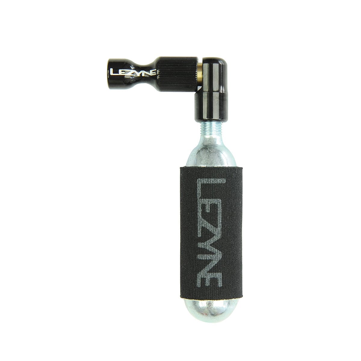 Iglica CO2 LEZYNE TRIGGER DRIVE + gwintowany nabój CO2 16g (x1) czarny