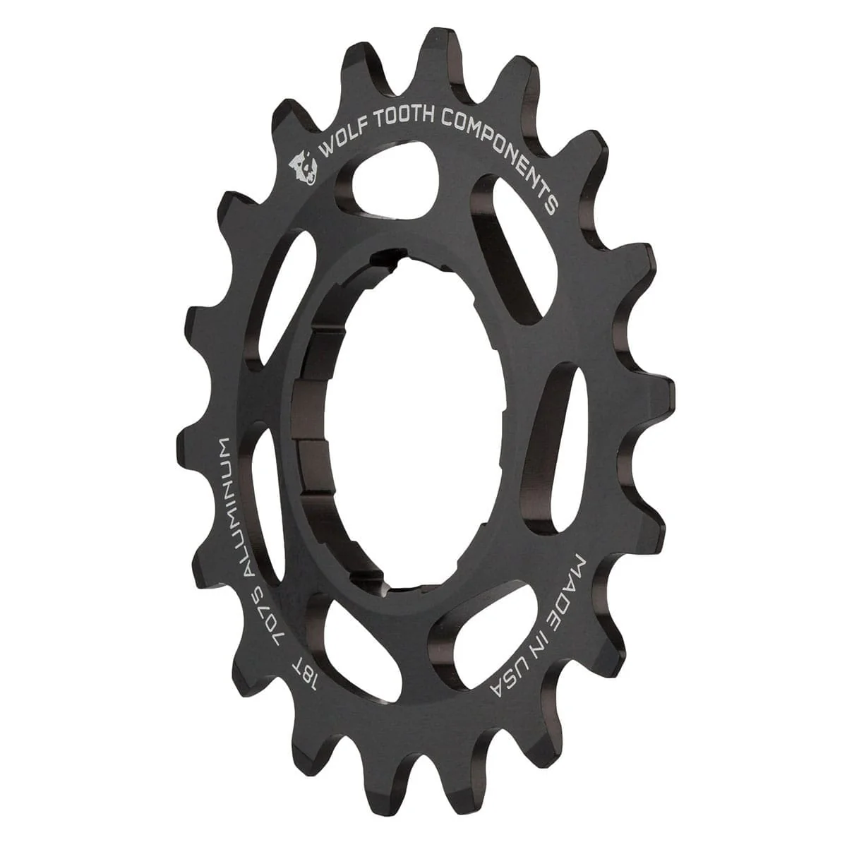 Jednobiegowa zębatka WOLF TOOTH Alu Black - Image 2