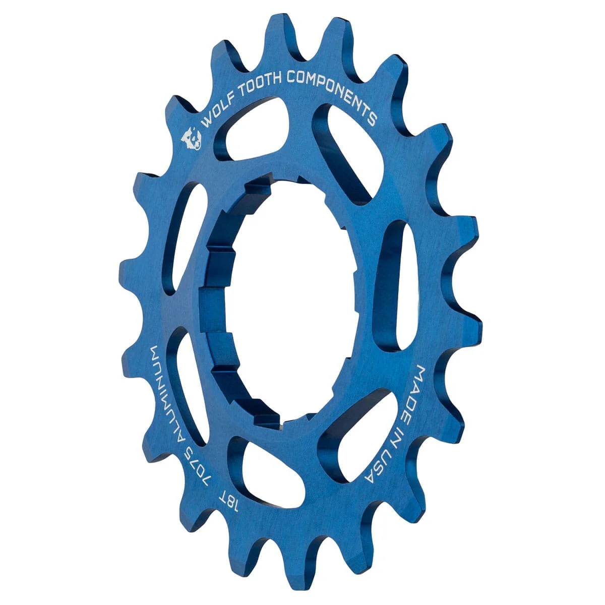 Jednobiegowa zębatka WOLF TOOTH Alu Blue - Image 2