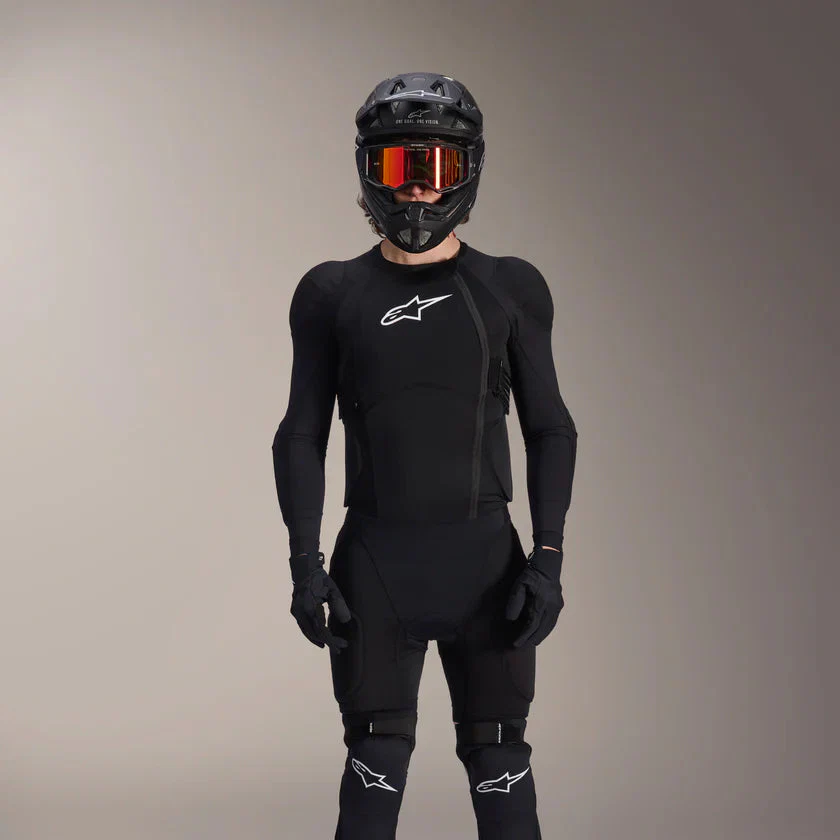 Kamizelka ochronna ALPINESTARS A-IMPACT PLASMA z długim rękawem czarno-biała - Image 4