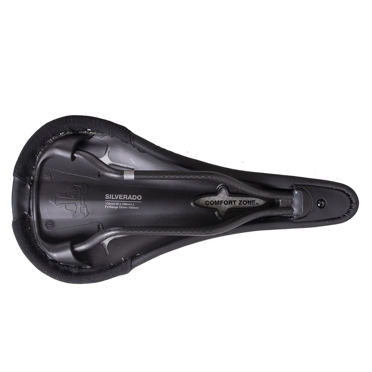Karbonowe szyny siodełka WTB SILVERADO 135 mm czarne - Image 4