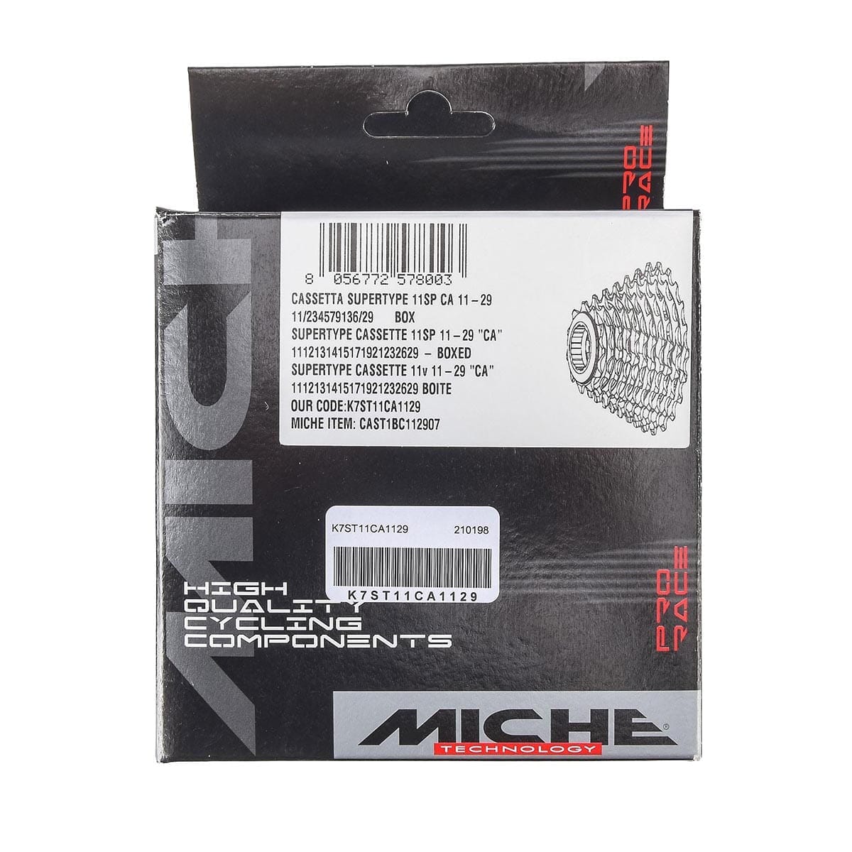 Kaseta Campagnolo 11V MICHE SUPERTYPE - Image 3