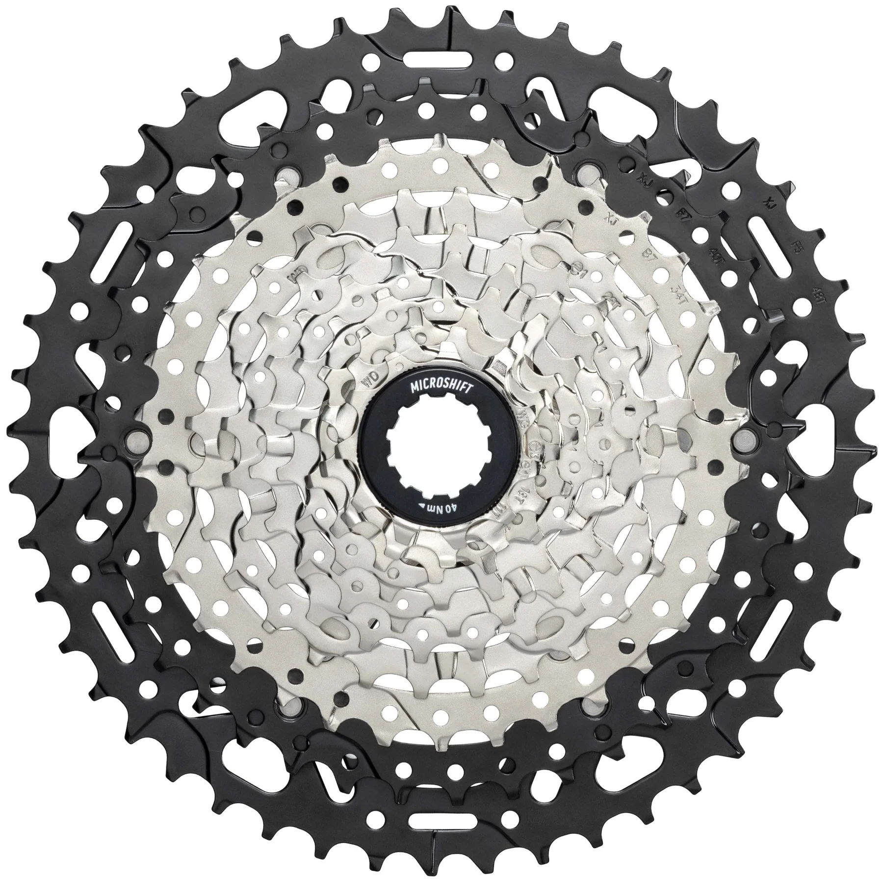 Kaseta MICROSHIFT ADVENT MX Black E-Series 10V