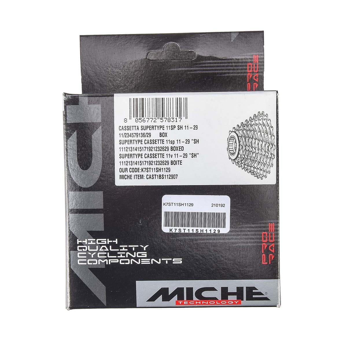Kaseta Shimano SUPERTYPE 11V MICHE - Image 2