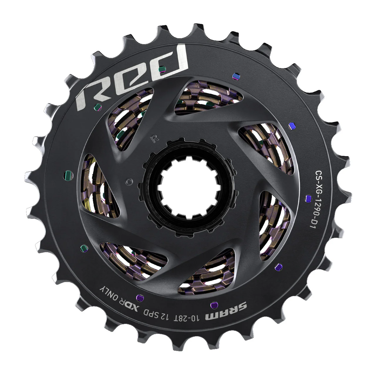 Kaseta SRAM RED XG-1290 D1 Rainbow 12V - Image 3