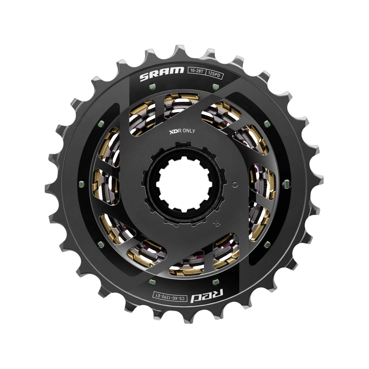 Kaseta SRAM RED XG-1290 E1 Rainbow 12V - Image 3
