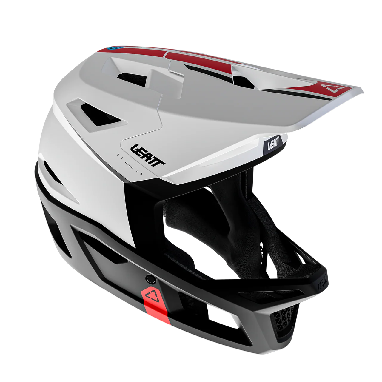 Kask rowerowy LEATT MTB GRAVITY 4.0 czarny/biały - Image 2