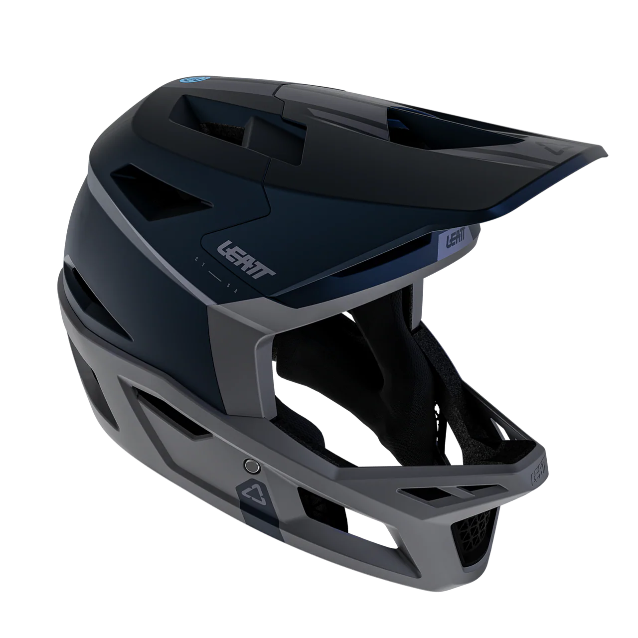 Kask LEATT MTB GRAVITY 4.0 Stealth czarny/szary - Image 2
