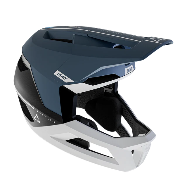 Kask LEATT MTB GRAVITY 5.0 niebieski/biały - Image 2