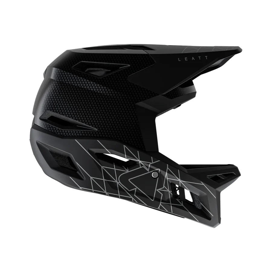 Kask LEATT MTB GRAVITY 6.0 CARBON Stealth czarny/szary - Image 3