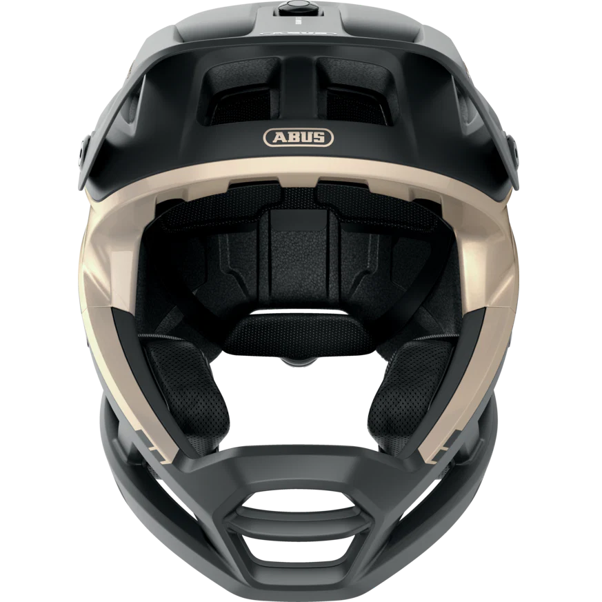 Kask MTB ABUS AIRDROP MIPS czarny/złoty - Image 2
