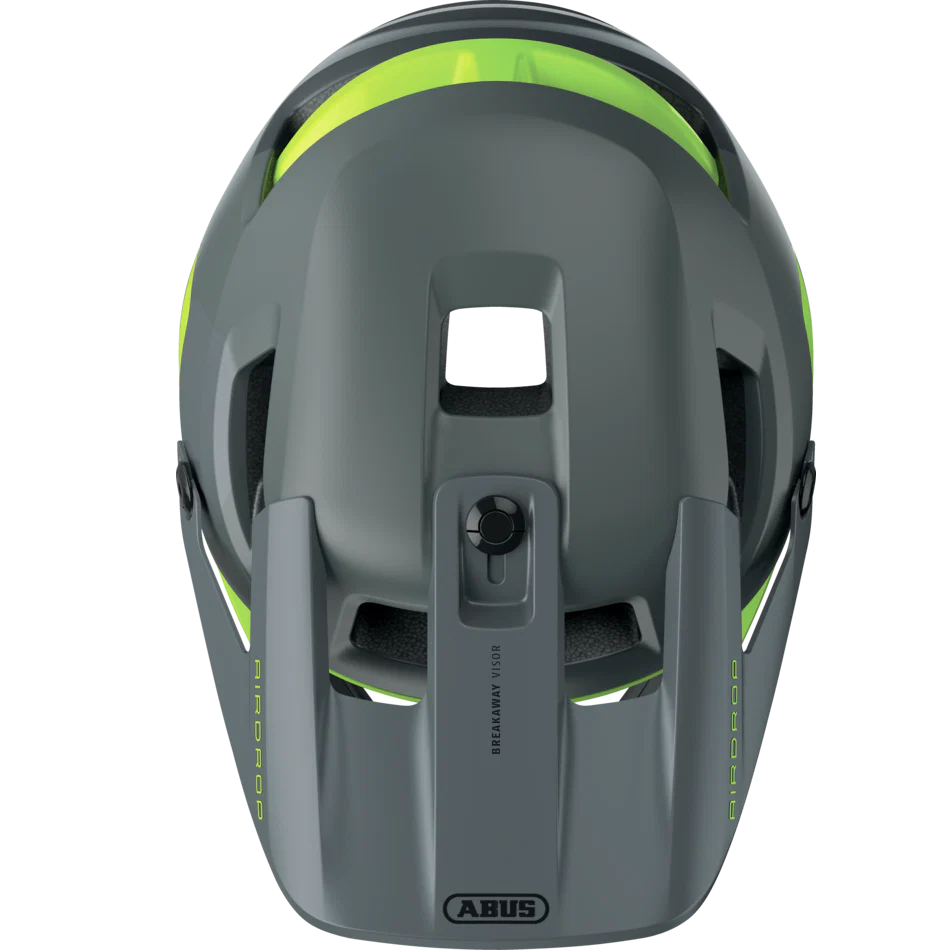 Kask MTB ABUS AIRDROP MIPS szary/żółty - Image 3